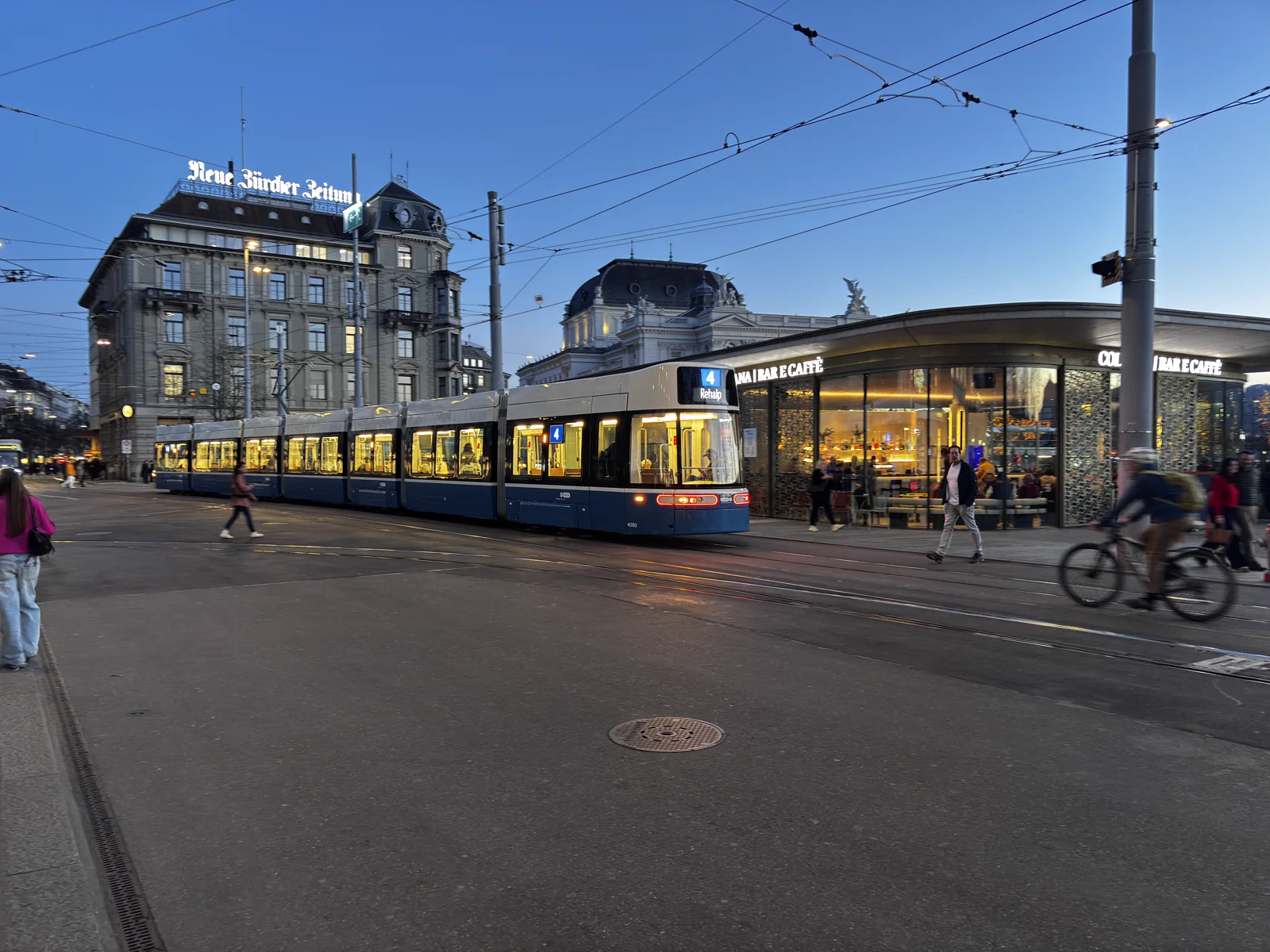 Street life in Zurich, Switzerland